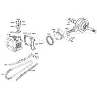 Cylinder - Vevparti - Kolv - Kamkedja